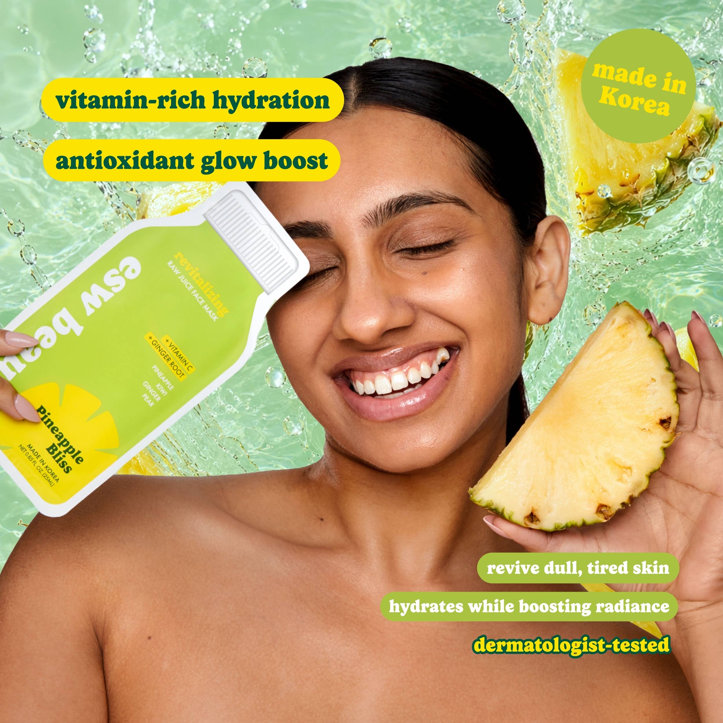 Pineapple Bliss Revitalizing Raw Juice Sheet Mask