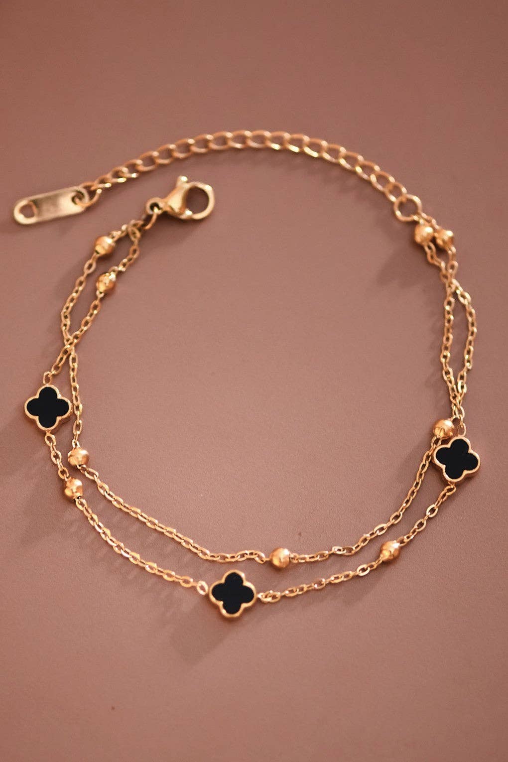 18K Gold PVD Plated Waterproof Stainless Steel Chain Bracelet - 7717