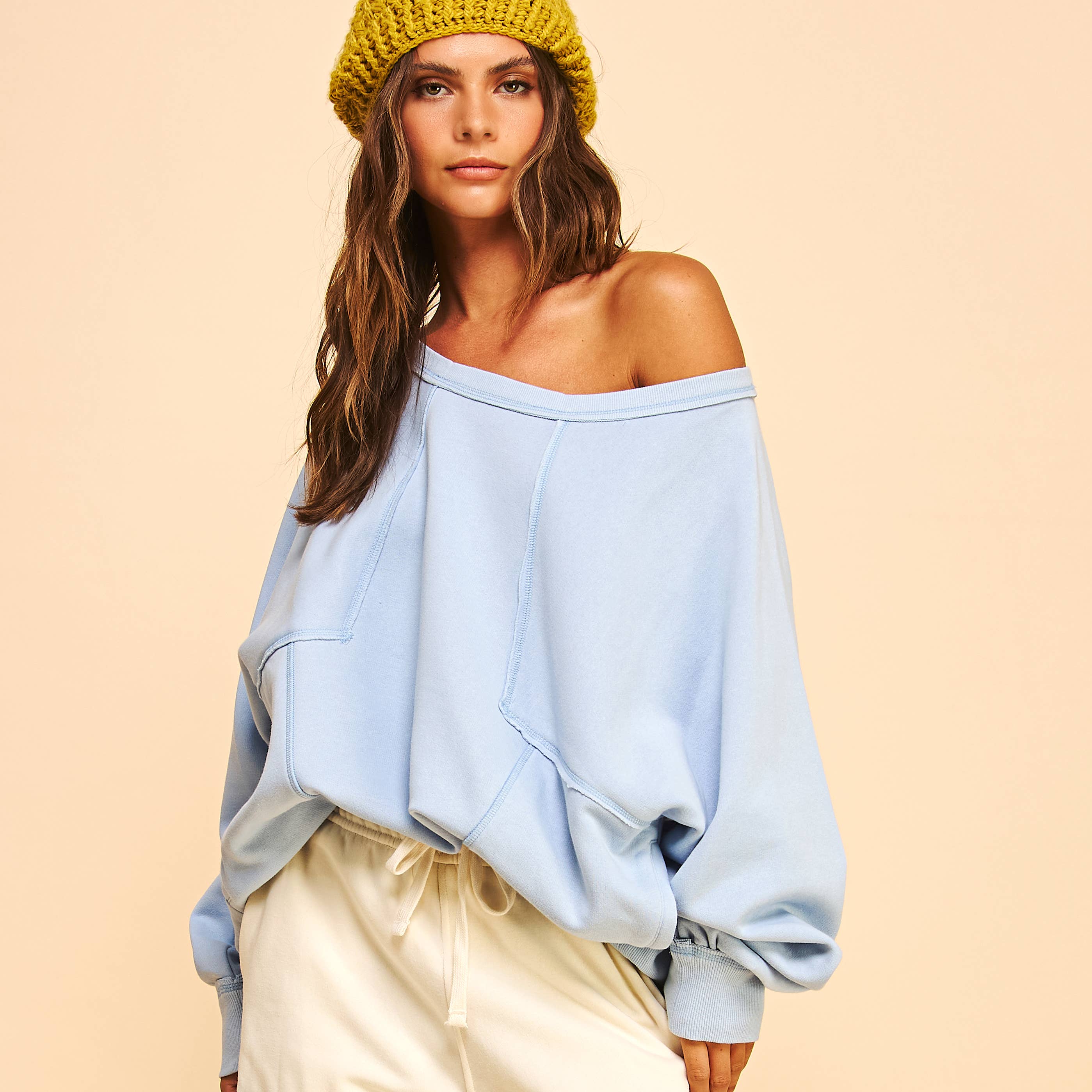 Cotton Camden Sweatshirt Pullover Top