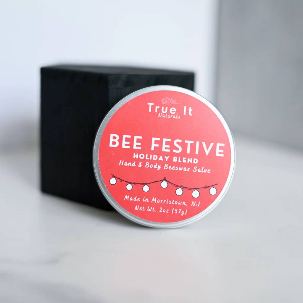 Holiday Beeswax Salve - BEE FESTIVE | Hand & Body Balm