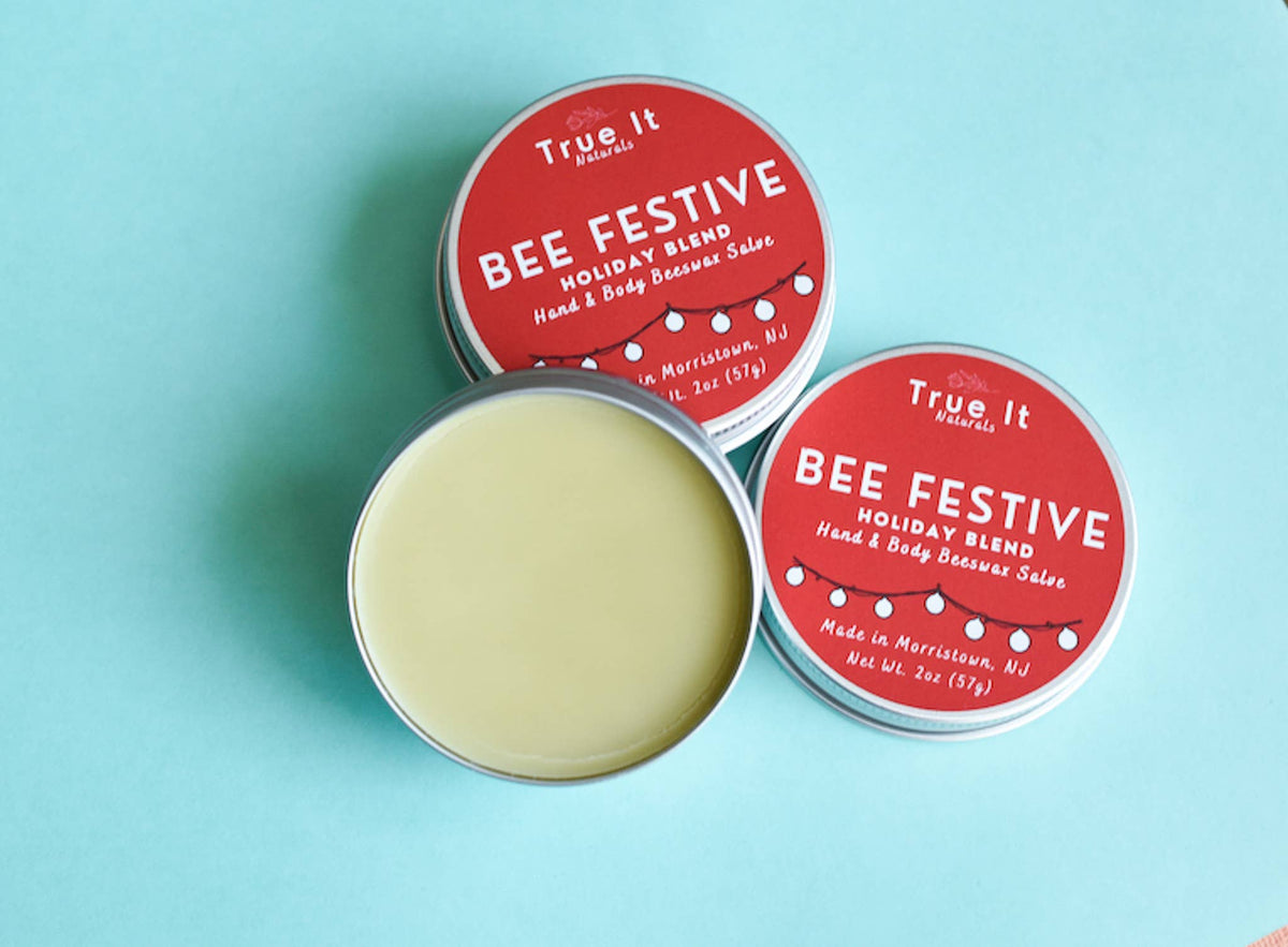 Holiday Beeswax Salve - BEE FESTIVE | Hand & Body Balm
