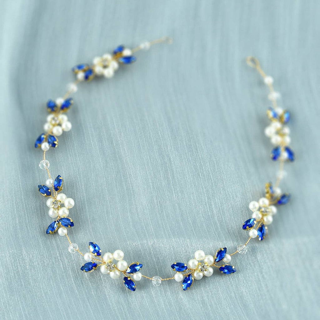 Soft Chain Pearl Headband Bridal Hair Ornament