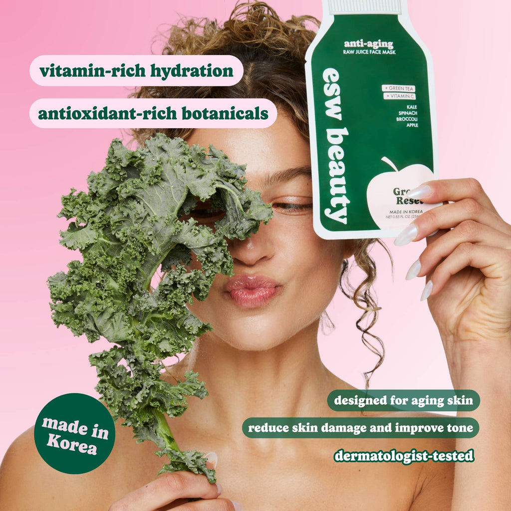Green Reset Anti Aging Raw Juice Sheet Mask
