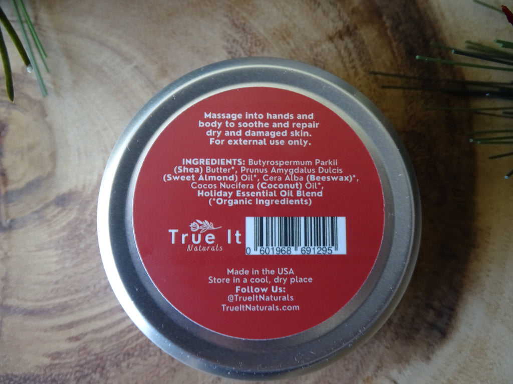 Holiday Beeswax Salve - BEE FESTIVE | Hand & Body Balm