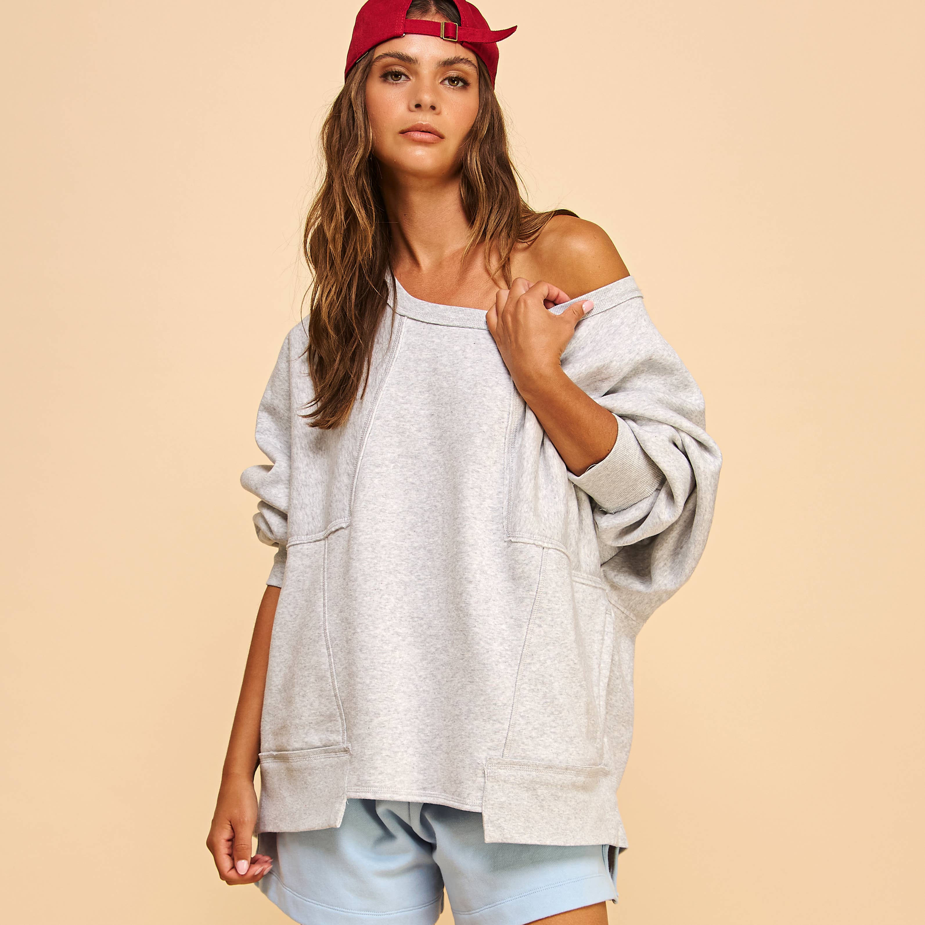 Cotton Camden Sweatshirt Pullover Top