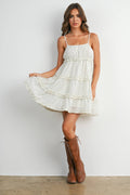 Juliette Polka Dot Ruffled Mini Dress