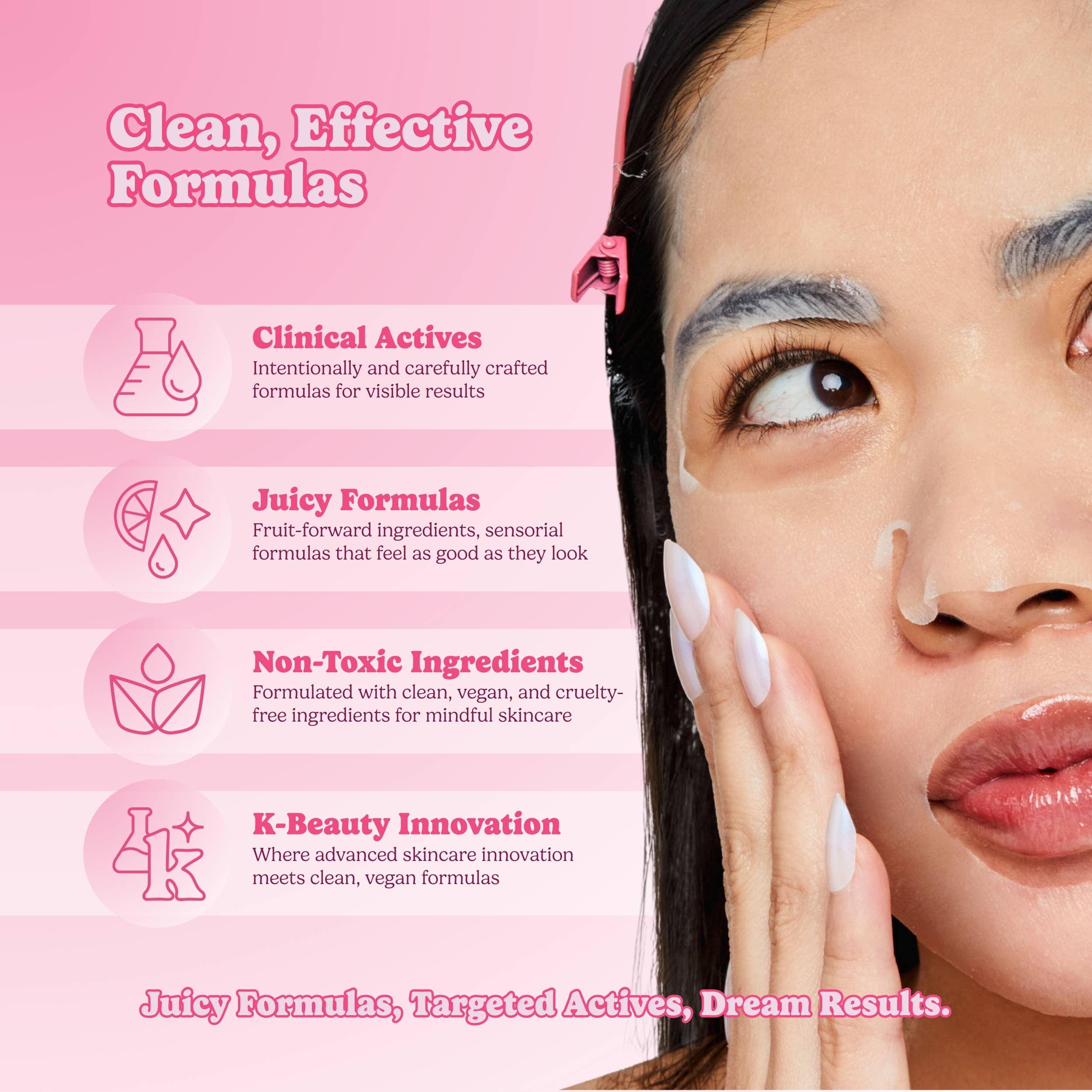 Strawberries and Cream Soothing Raw Juice Sheet Mask