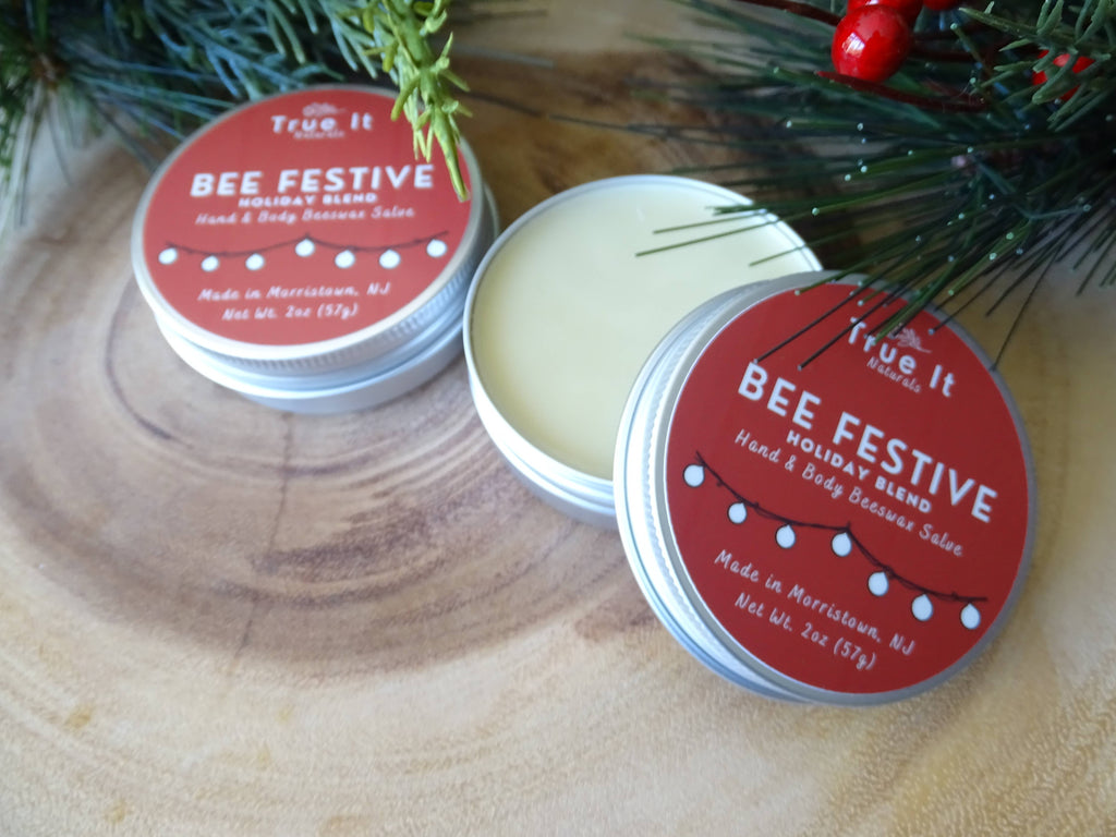 Holiday Beeswax Salve - BEE FESTIVE | Hand & Body Balm