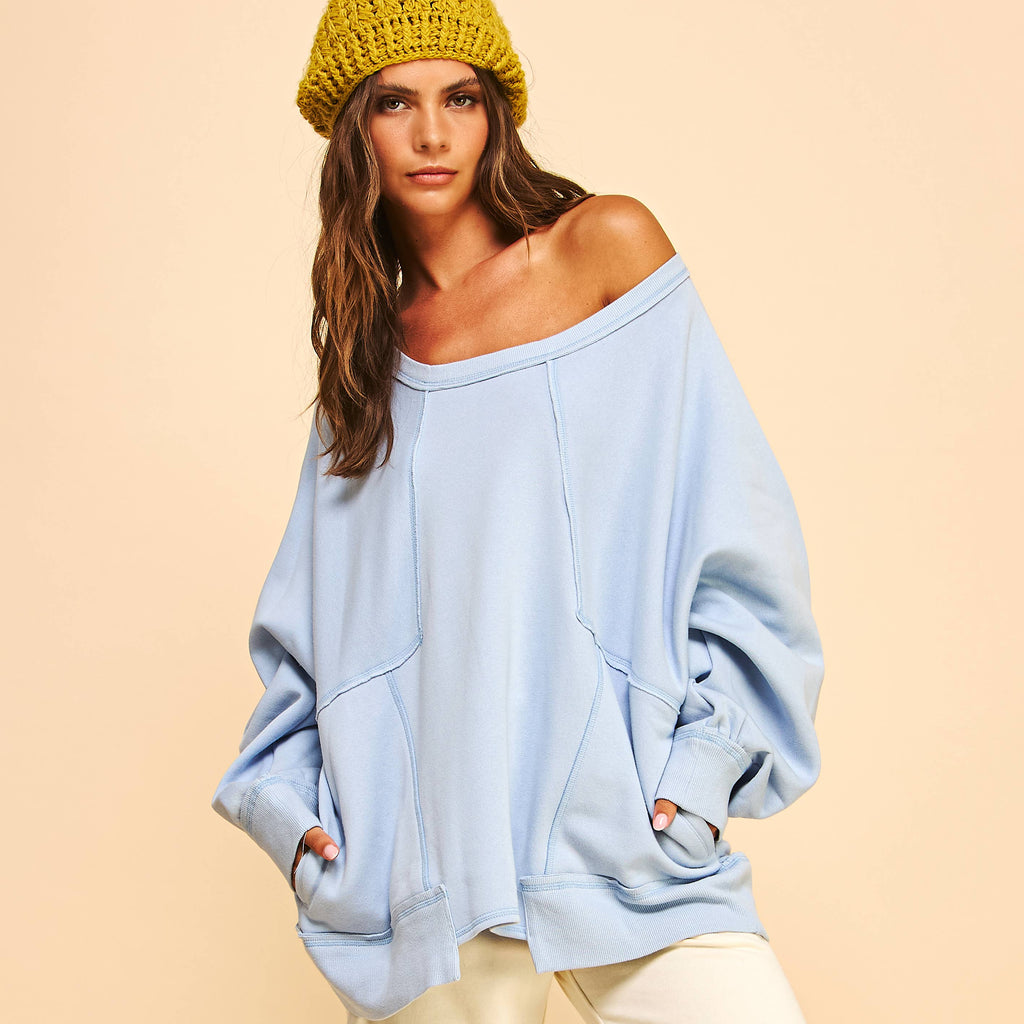Cotton Camden Sweatshirt Pullover Top