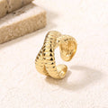 Dome Band Chunky Rings