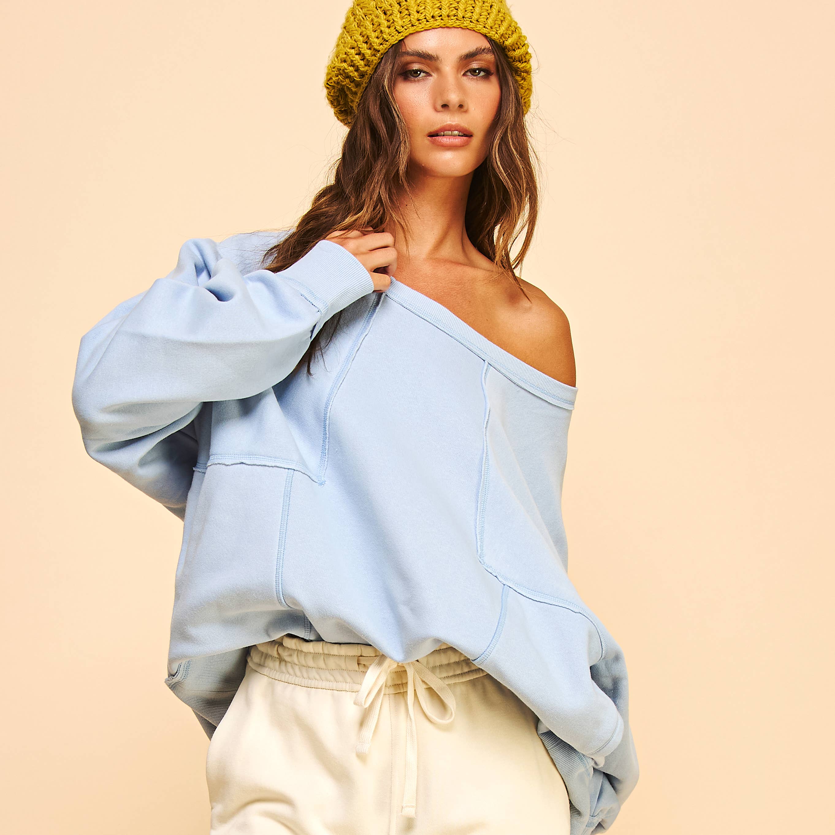 Cotton Camden Sweatshirt Pullover Top