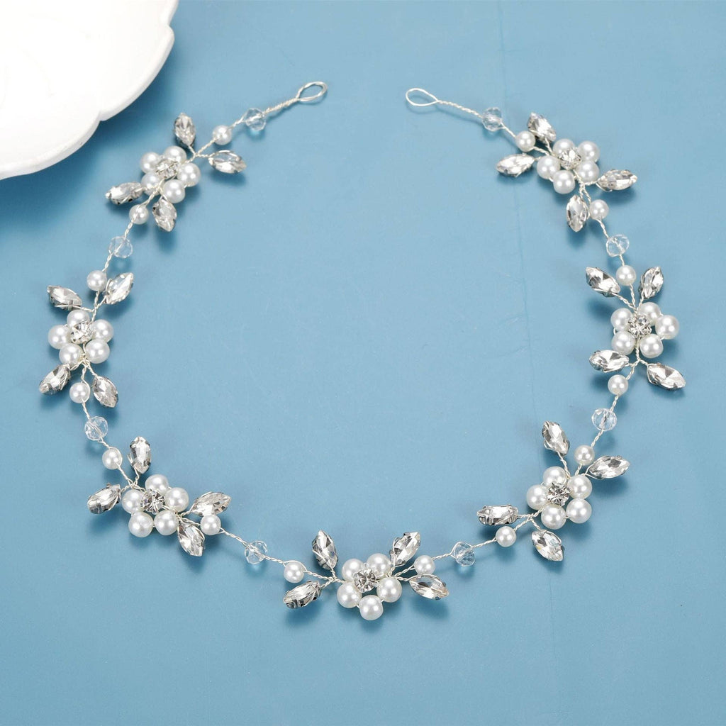 Soft Chain Pearl Headband Bridal Hair Ornament