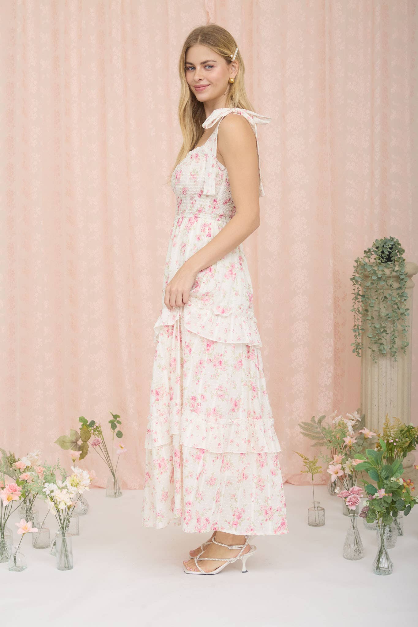 Primrose Floral Midi Dress