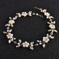 Soft Chain Pearl Headband Bridal Hair Ornament