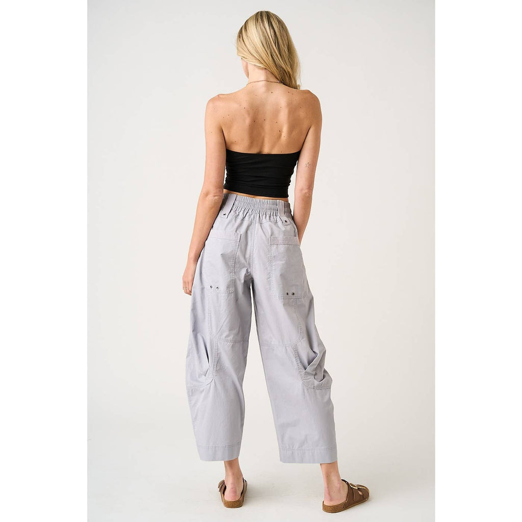 Driftwood Relaxed Cotton Parachute Pants