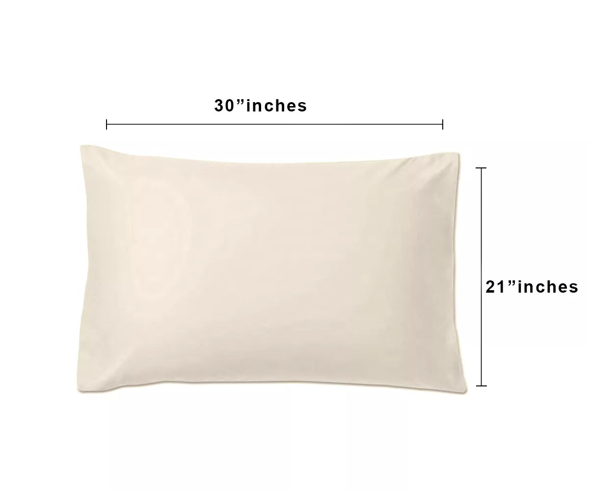 100% Organic Cotton Pillowcase Set, 400 TC