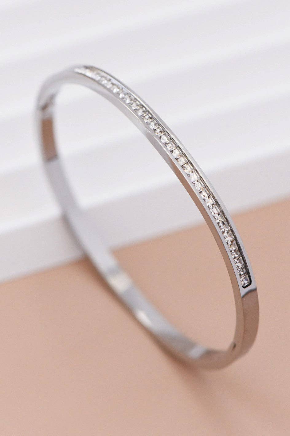 Tarnish-Resistant Waterproof Stainless Steel Bangle