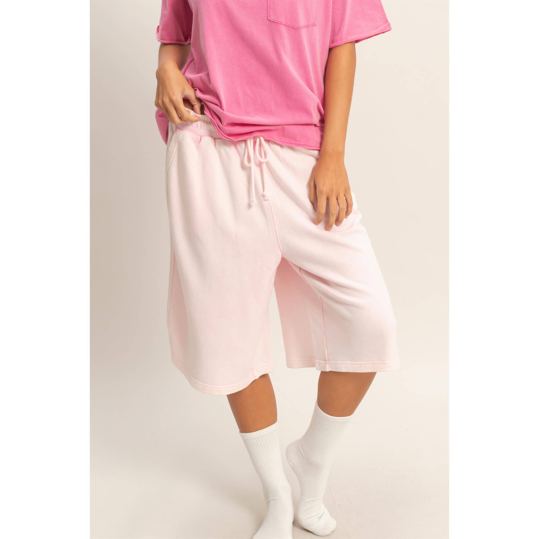 French Terry Bermuda Shorts