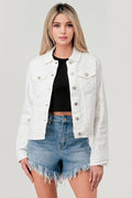 CLASSIC WHITE DENIM JACKET