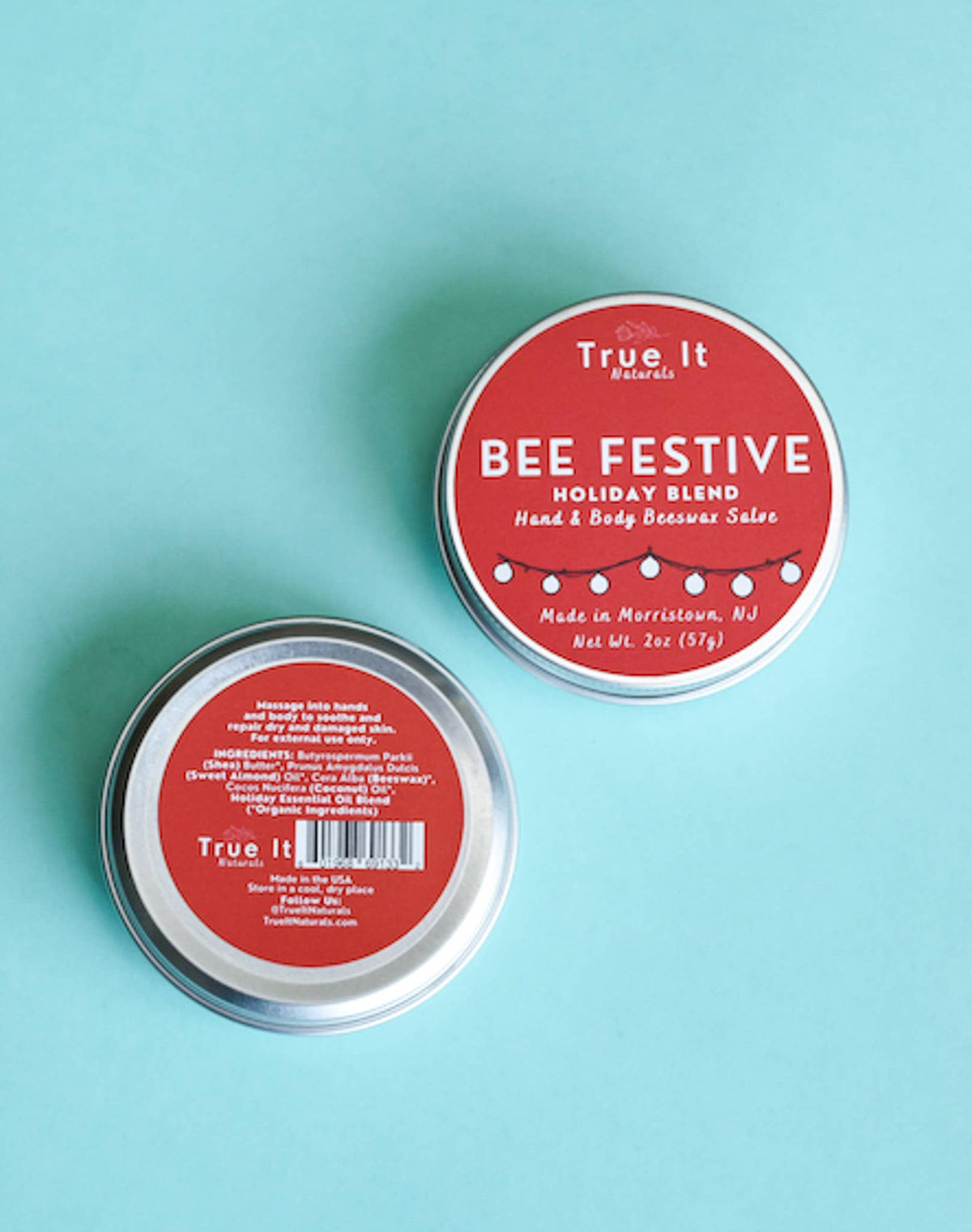 Holiday Beeswax Salve - BEE FESTIVE | Hand & Body Balm