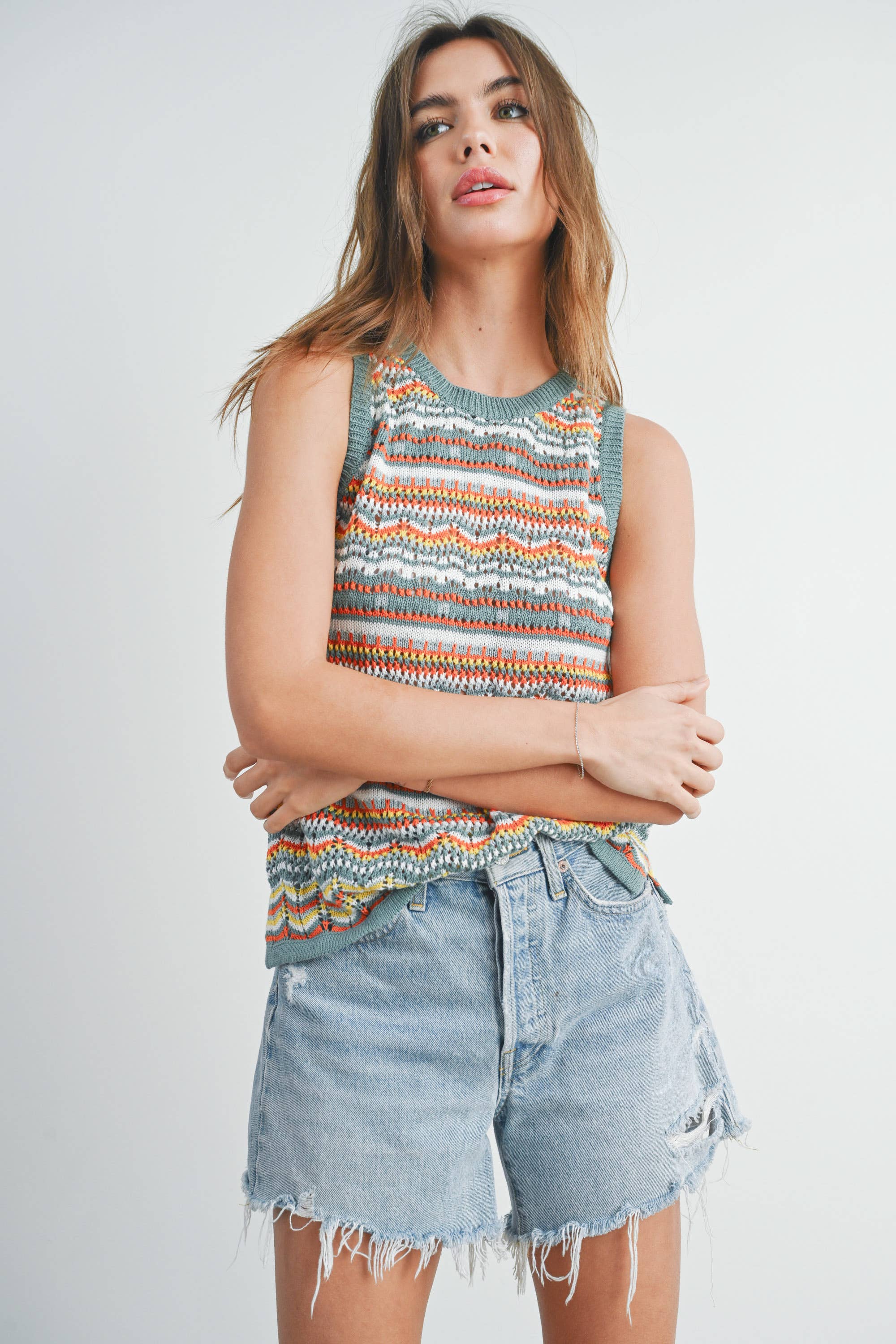 Cotton Canyon Breeze Crochet Tank