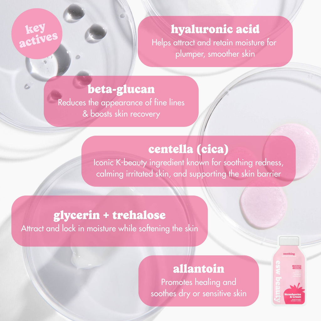Strawberries and Cream Soothing Raw Juice Sheet Mask