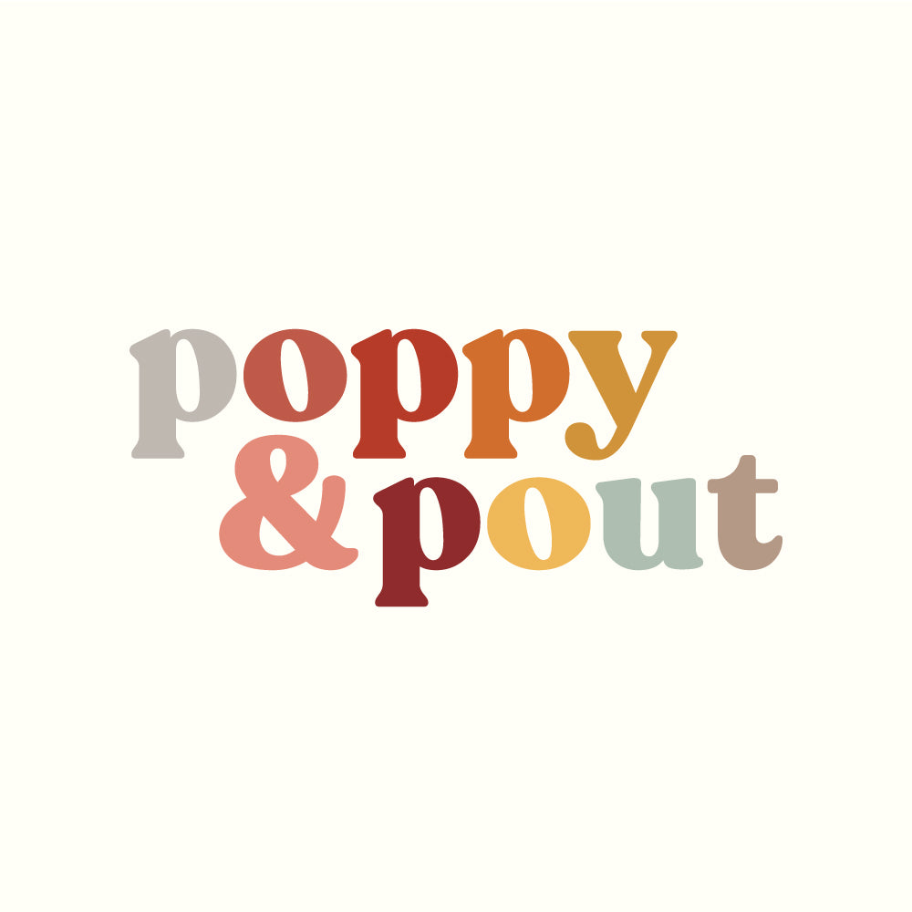 Poppy & Pout Lip Balm, Pomegranate Peach
